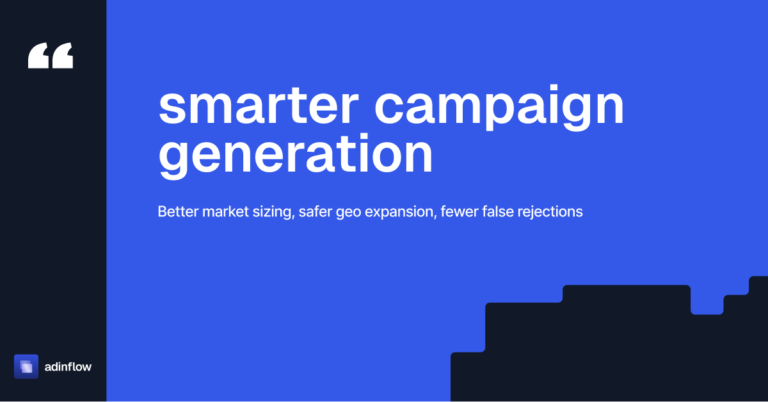 Google Ads campaign generation for small markets